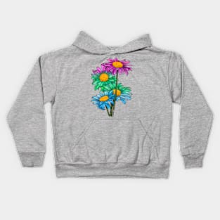 Daisies Polysexual Kids Hoodie